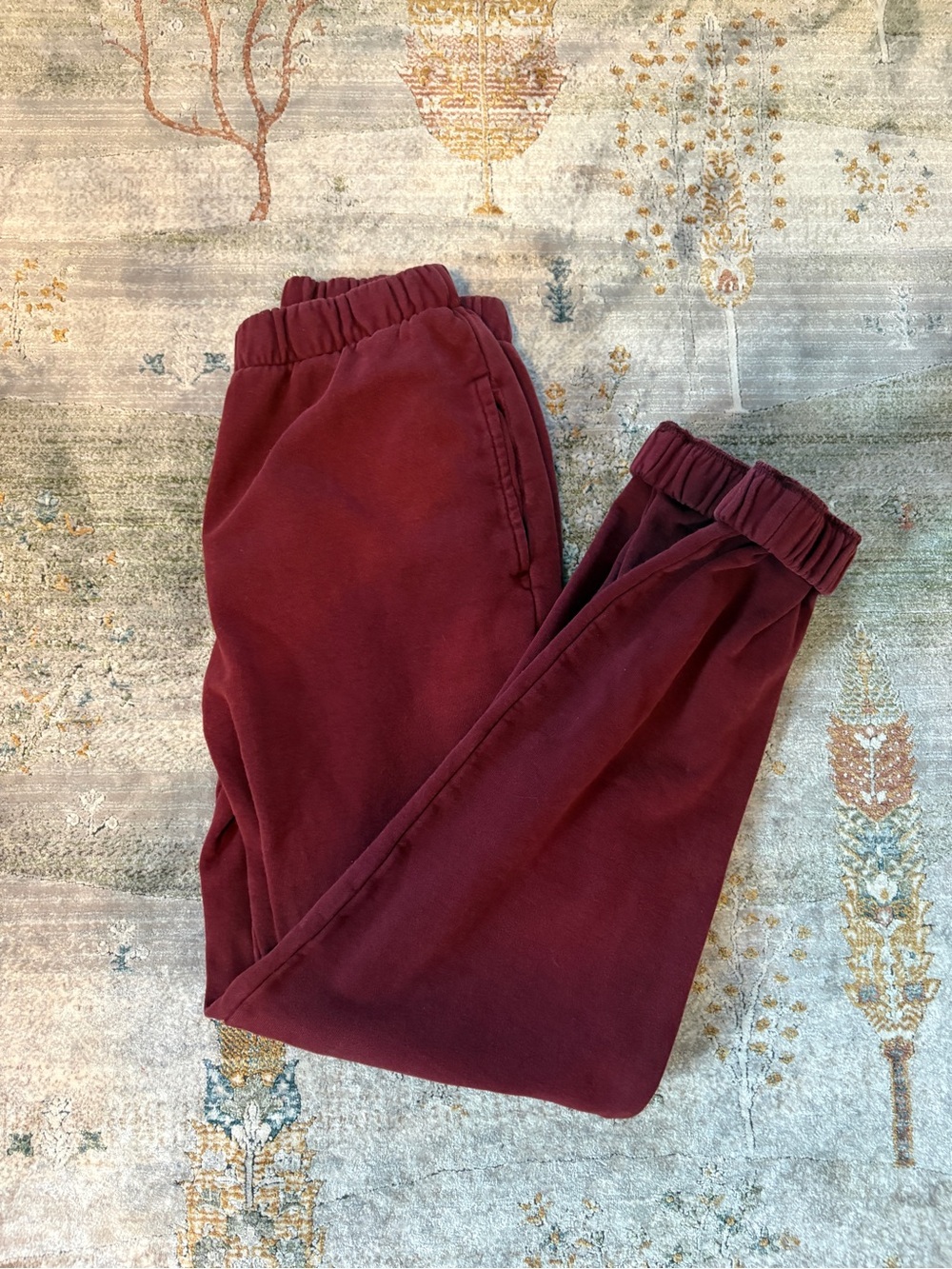 Brandy Melville Kids Burgundy Joggers
